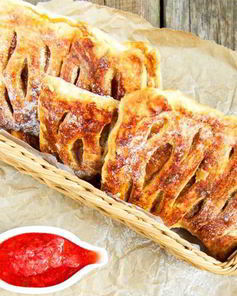 Слоеные булочки с вареньем