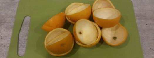 цукаты из апельсиновых корок. Шаг 2