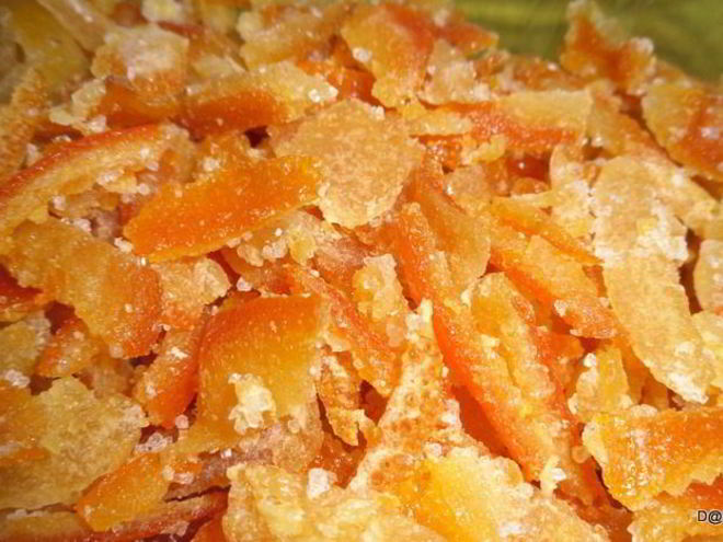 Рецепт цукатов из цитрусовых