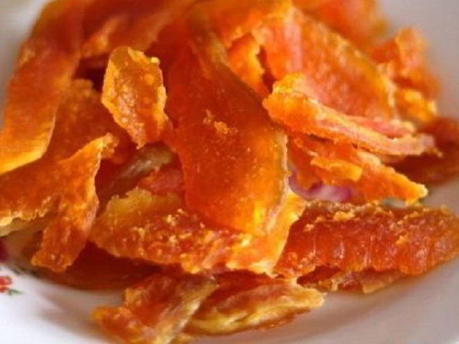 Рецепт цукатов из тыквы