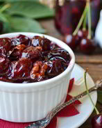 Варенье из черешни с грецкими орехами