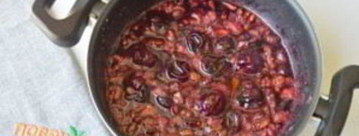 варенье из черешни с грецкими орехами. Шаг 5