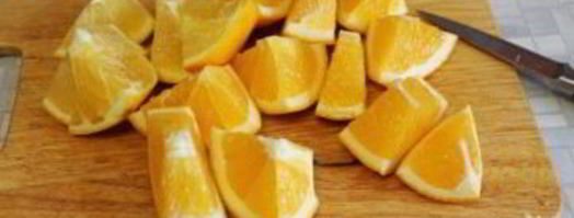 варенье из клюквы с апельсинами. Шаг 2