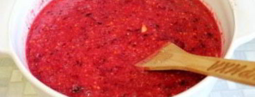 варенье из клюквы с апельсинами. Шаг 5