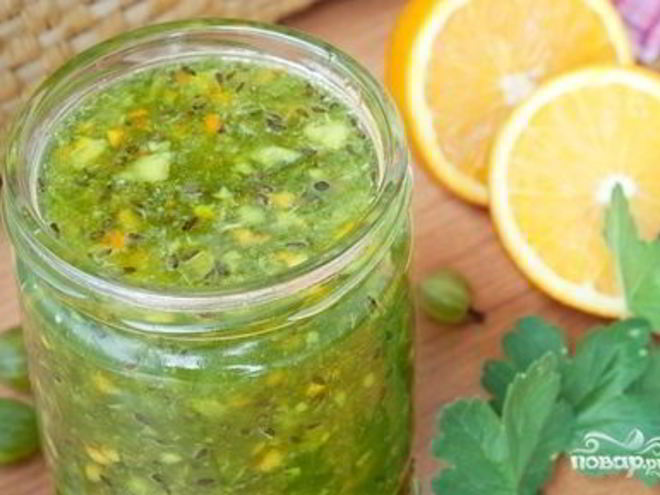 Рецепт варенья из крыжовника без сахара