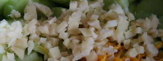 варенье из ревеня с зелеными яблоками и имбирем. Шаг 4