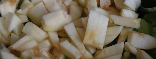 варенье из ревеня с зелеными яблоками и имбирем. Шаг 5