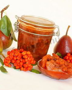 Варенье из рябины с грушами