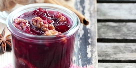 Варенье из слив с грецкими орехами