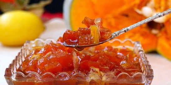 Варенье из тыквы с лимоном кусочками