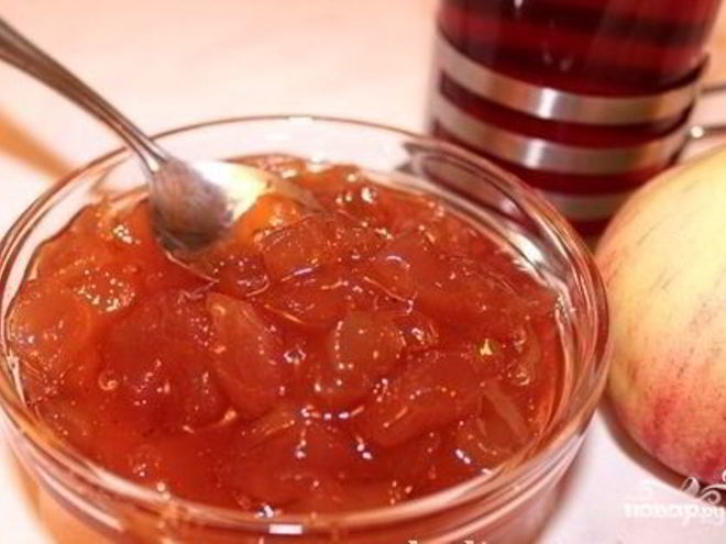Рецепт варенья из яблок без стерилизации