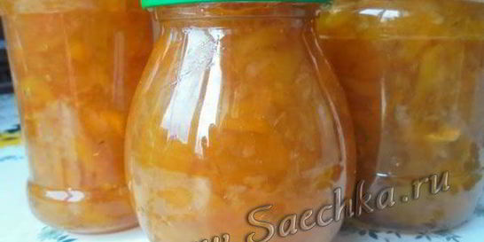 Варенье на сковородке из тыквы