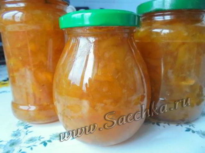 Рецепт варенья на сковородке из тыквы