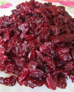 Вишневые цукаты в духовке