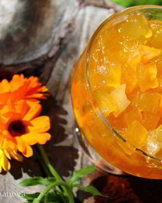 Янтарное варенье из кабачков