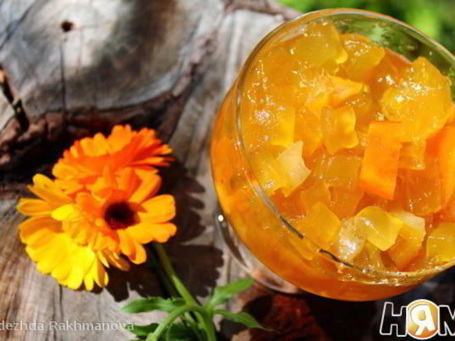 Рецепт янтарного варенья из кабачков