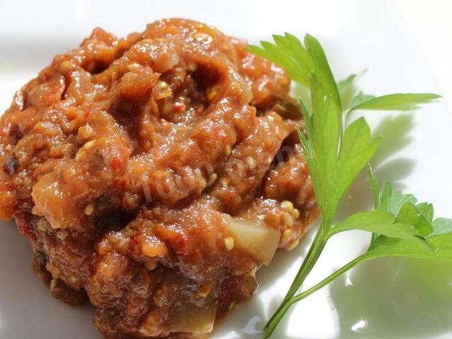 Рецепт вкусной баклажанной икры на зиму