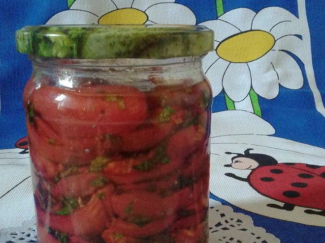 Рецепт вяленых помидорчиков