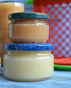 Яблочное пюре на зиму для детей