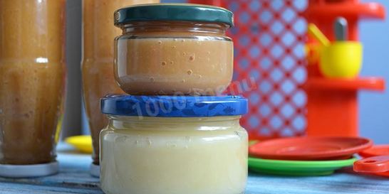 Яблочное пюре на зиму для детей