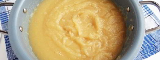 яблочное пюре со сливками на зиму. Шаг 7