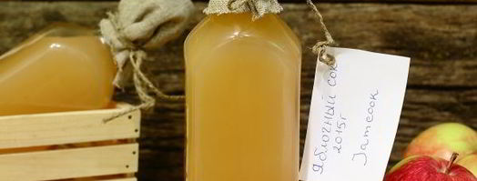 яблочный сок через соковыжималку. Шаг 7