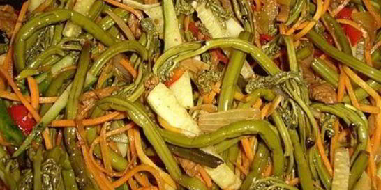 Заготовка папоротника на зиму