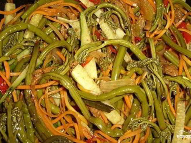 Рецепт заготовки папоротника на зиму