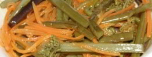 заготовка папоротника на зиму. Шаг 3