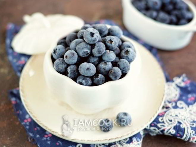 Рецепт заморозки голубики на зиму