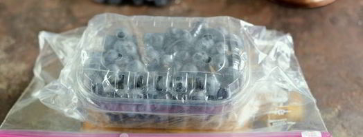 заморозка голубики на зиму. Шаг 9