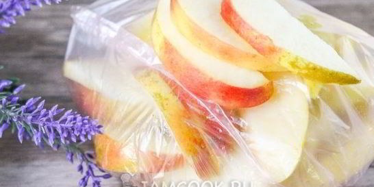 Заморозка яблок на зиму