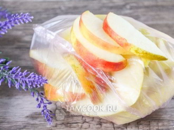 Рецепт заморозки яблок на зиму