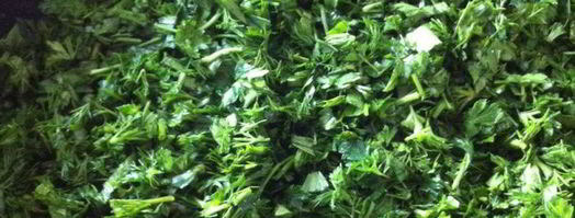 зелень на зиму. Шаг 2