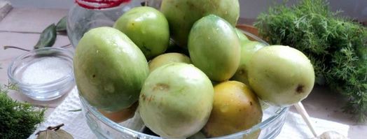 зеленые помидоры на зиму. Шаг 2