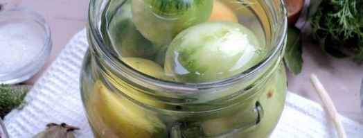 зеленые помидоры на зиму. Шаг 5