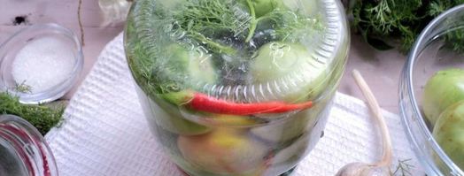 зеленые помидоры на зиму. Шаг 9