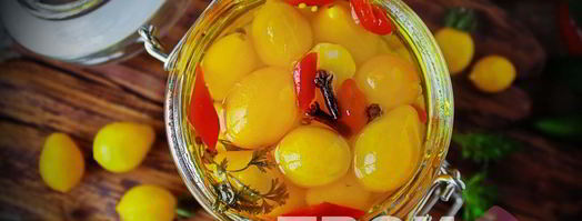 желтые помидоры на зиму. Шаг 7