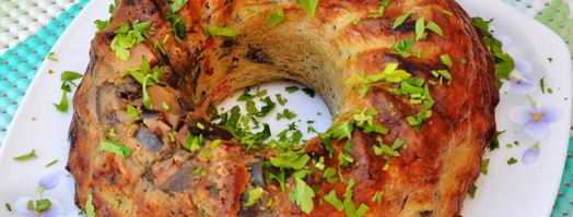 баклажанововый кугель. Шаг 6