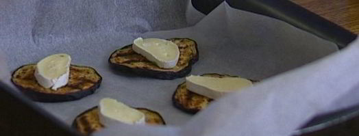 башенки из баклажанов с тыквой, гранатом и мятой. Шаг 8