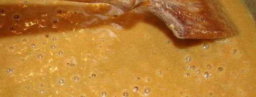 брюност — коричневый, практически норвежский сыр. Шаг 4