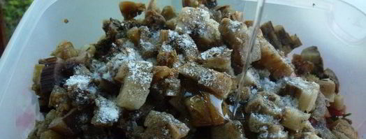 буйство цвета с печеными баклажанами. Шаг 12