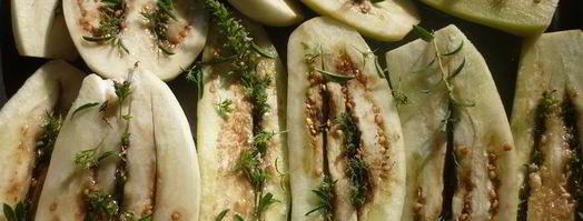 буйство цвета с печеными баклажанами. Шаг 3