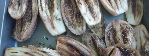 буйство цвета с печеными баклажанами. Шаг 4