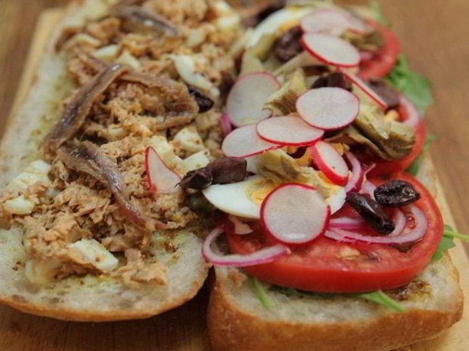 Рецепт бутерброда из ниццы