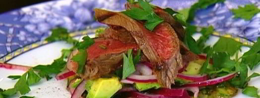 бутерброд из цукини с говядиной и авокадо. Шаг 9