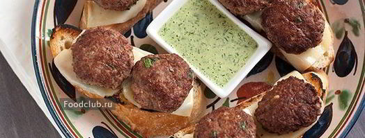 бутерброд с мини-котлетами. Шаг 8