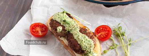 бутерброд с мини-котлетами. Шаг 9