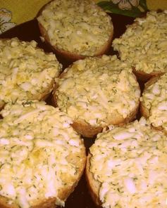 Бутерброд с сырком и яйцом