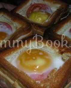 Бутерброд с яйцом